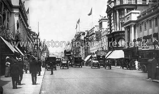 Regent Street, London, c.1915.